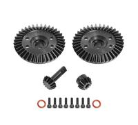 37T 13T Ensemble de différentiel avant arrière en acier RC pièces améliorées pour TRAXXAS Slash Rustler 4 × 4 tuyaux Stampede 4 × 4 VXL Ford F-150 Revo Slayer 4 × 4 Slayer Pro 4 × 4 Summit T-Maxx XO-1