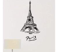 37X60 Cm Belle Ville Romantique Paris Sticker Mural Tour Eiffel Decal Maison Décoration Adhésif Vinyle Art Mur Amovible Murale