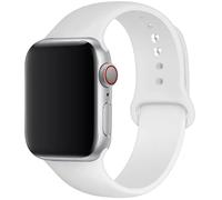 38 40 41 Mm M-L - Light Whitebracelet En Silicone Pour Apple Watch,Bracelet De Sport,40mm,49mm,44mm,45mm,46mm,42mm,41mm,38mm,Iwatch Series 10,9,8,3,Se Ultra 2