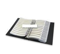 38/51/80/90/92 values 0201 0402 0603 0805 1206 SMD chip capacitor combination kit 0.5~10uf capacitor sample book capacitor NWPNLXEA(Empty book)