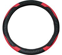38 cm Couvre-volant de voiture en cuirPolyuréthane- Elastique universel anti-dérapant