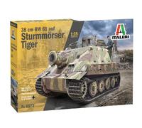 38 CM Rw61 Aus Sturmmorser Tiger Réservoir 1:3 5 Plastique Model Kit Italeri