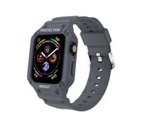 (38 mm 40 mm 41 mm - Bleu Gris - Argent) Coque pour Apple Watch Band 44 mm 45 mm 42 mm 40/38 Bracelet