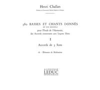 380 BASSES ET CHANTS DONNES VOL.01:ACCORD DES 3 SONS 1B REALISATION