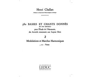 380 BASSES ET CHANTS DONNES VOL.02:MODULATIONS MARCHES HARM.2A TEXTES