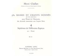 380 BASSES ET CHANTS DONNES VOL.04:SEPTIEMES DIFFERENTES ESPECES 4A TEXTES