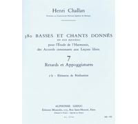 380 BASSES ET CHANTS DONNES VOL.07:RETARDS ET APPOGIATURES 7B REALISATION