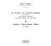 380 BASSES ET CHANTS DONNES VOL.08:BRODERIES PASSAGE PEDALES 8A TEXTES