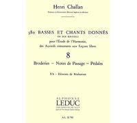 380 BASSES ET CHANTS DONNES VOL.08:BRODERIES PASSAGE PEDALES 8B REALISATION