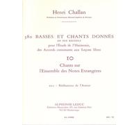 380 BASSES ET CHANTS DONNES VOL.10:CHANTS SUR NOTES ETRANG.10C REALISATION AUT