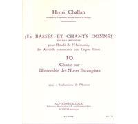 380 BASSES ET CHANTS DONNES VOL.10:CHANTS SUR NOTES ETRANG.10C REALISATION AUT