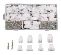 380pcs 2.8mm Automotive Connector Kit 2 3 4 6 Pin Automotive Electrical Wire Connectors Kit for Motorcycle Motorbike Car Truck Scooter Boats Electric
