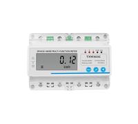 380V 100A Meter LCD Analog Counter 7P Electronic Watt Power Meter 3 Phase 4 Wire Voltage Current Multifunction kWh NWPNLXEA(Multifunction Meter)