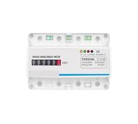 380V 100A Meter LCD Analog Counter 7P Electronic Watt Power Meter 3 Phase 4 Wire Voltage Current Multifunction kWh EKFBQBGW(Analog Energy Meter)