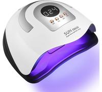 380w Lampe Uv Led Ongles Gel, Professionnel Sèche Ongles Automatique, Séchage Rapide, 81 Led Lampe, Grand Lcd Ecran, 4 Minuteries 10s/30s/60s/99s Pour Vernis Semi Permanent, Gel Et Vernis