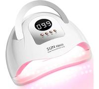 380w Lampe Uv Sèche Ongles,Professionnel Lampe Uv Ongles Gel Avec Poignée,4 Minuteries,Capteur Automatique,Séchoirs À Ongles Avec 81 Perles Led,Machine Led Uv Pour Ongle Art Pour Tous Les Gels