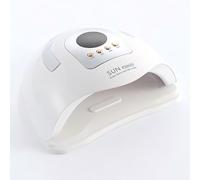380W Professionnel lampe uv ongles gel, lampe uv ongles semi permanent, 81 perles / 4 Minuteries, vernis à ongles durcissement gel LED sèche portable - linge avec capteur automatique, écran LED
