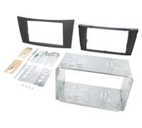 381190-28 Cadre de montage radio convient Mercedes 2 DIN noir ACV