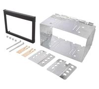 381323-02 Cadre de montage radio 2 DIN noir ACV