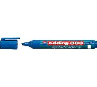 383 Marqueur Pour Chevalets-Bleu-1 Marqueur-Pointe Biseautée 1-5 Mm-Marqueur Pour Écrire,Dessiner Et Marquer Sur Du Papier Pour Tableau De Conférence-Ne Déborde Pas-Ne Sèche Pas