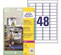 384 AVERY Zweckform wetterfeste Folienetiketten L4778-8 weiß