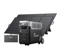 3840Wh 3600W Generateur Solaire Electrique Portable,FOSSiBOT F3600 PRO Centrale Station Électrique +420W×2 Foldable Panneau Solaire
