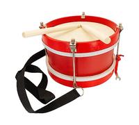 3848 Tambour de marche en bois pour enfant avec sangle de transport et 2 baguettes Diamètre 22 cm