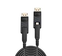[38484] LINDY Câble Mini DisplayPort 1.4 Hybride Fibre Optique avec connecteu...