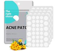385 Pièces Patch Bouton Acne,Invisible Naturel Patch Hydrocolloïde,Lmperméable Acne Patch,avec de Huile D'arbre à thé et de Centella Asiatica,Utilisation de Jour et de Nuit 2 en 1 - Homme & Femme