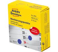 [3853] AVERY Zweckform Pastilles de couleurs, 10 mm, bleu,