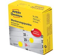 [3856] AVERY Zweckform Pastilles de couleurs, 19 mm, jaune,