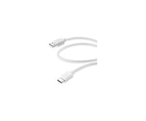 38577 câble USB USB 2.0 1,2 m USB A USB C Blanc