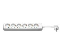 [38840] Goobay Bloc Multiprise 6 Prises, 5 m, blanc 6x prise de sécurité