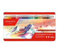 Caran d'Ache Crayons aquarellables Supracolor Soft Aquarelle 40 couleurs (3888.340) boîte métal