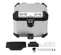 38L Boîte à queue à bagages de cas arrière 38L compatible avec 2013-18 R1200GS Adventure 2019-24 R1250GS 2017-22 F850GS 2023-25 F900GS Modèles de moto(Silver)