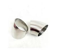 38mm 1-1/2" 1.5 Inch Pipe OD SUS 304 Stainless Steel Butt Welding 45 Degree Elbow Fitting Home Brew Beer