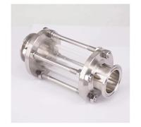 38mm 1-1/2" SUS 304 Stainless Steel Fitting 1.5" Tri Clamp Flow Sight Glass For Homebrew Dairy Product