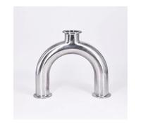 38mm 1.5" Pipe OD 1.5" Tri Clamp U Shaped Bend 3 Way SUS 304 Stainless Fitting Spliter Homebrew Beer