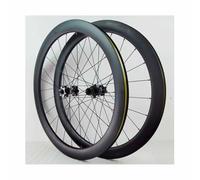 38mm/50mm Jantes en Fibre De Carbone 700C Jeu De Roues pour Vélo De Route - Frein À Disque - 100/135mm QR - Compatible Cassette 7/8/9/10/11/12 Vitesses, Pneu Clincher 23-40C(50mm-Clincher)