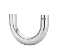 38mm OD Butt Weld 180 Degree Bend SUS304 Stainless Pipe Fitting Connector