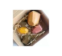 (38pcs)Nordic Style Wooden Building Blocks Rainbow Stone Stacking Game Creative Educational Baby Toys Colored Stone Wooden Toys