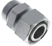 38S & G1-1/2'' Emerillon droit en acier zingue avec filetage mâle 315 bar NBR Ajustable ISO 8434-1