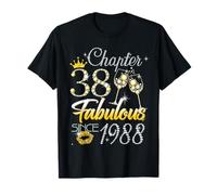 38th Birthday Queen Chapter 38 Fabulous Since 1988 Women T-Shirt