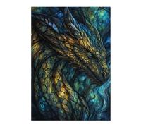 38x26cm/1000pcs Casse-têtes pour Adolescents Stained Majesty Puzzle pour Adultes : Un Jeu De Réflexion Amusant Et Humoristique pour Un Anniversaire Ou Noël 38x26cm/1000pcs