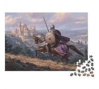 38x26cm/1000pcs Cataphracte Byzantin Puzzle Jouet en Bois Cadeau Unique Décoration Intérieure Jeu Éducatif Challenge Toy
