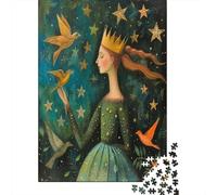 38x26cm/1000pcs Étoiles, Prince Puzzle Jouet en Bois Cadeau Unique Décoration Intérieure Jeu ÉduChatif Challenge Toy