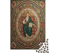 38x26cm/1000pcs Image de Style mosaïque Byzantin Puzzle Jouet en Bois Cadeau Unique Décoration Intérieure Jeu Éducatif Challenge Toy