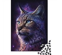 38x26cm/1000pcs, Puzzle 1000 Pièces, Starry Cat-159
