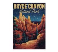 38x26cm/1000pcs Puzzle Bryce Canyon National Park Puzzle pour Adultes Jeux Relaxants Améliore La Mémoire Cadeaux Uniques d'anniversaire Et De Noël 38x26cm/1000pcs