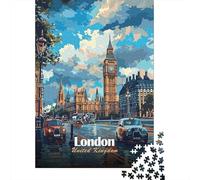 38x26cm/1000pcs, Puzzle Image 1000 Pièces, London, United Kingdom Cityscape